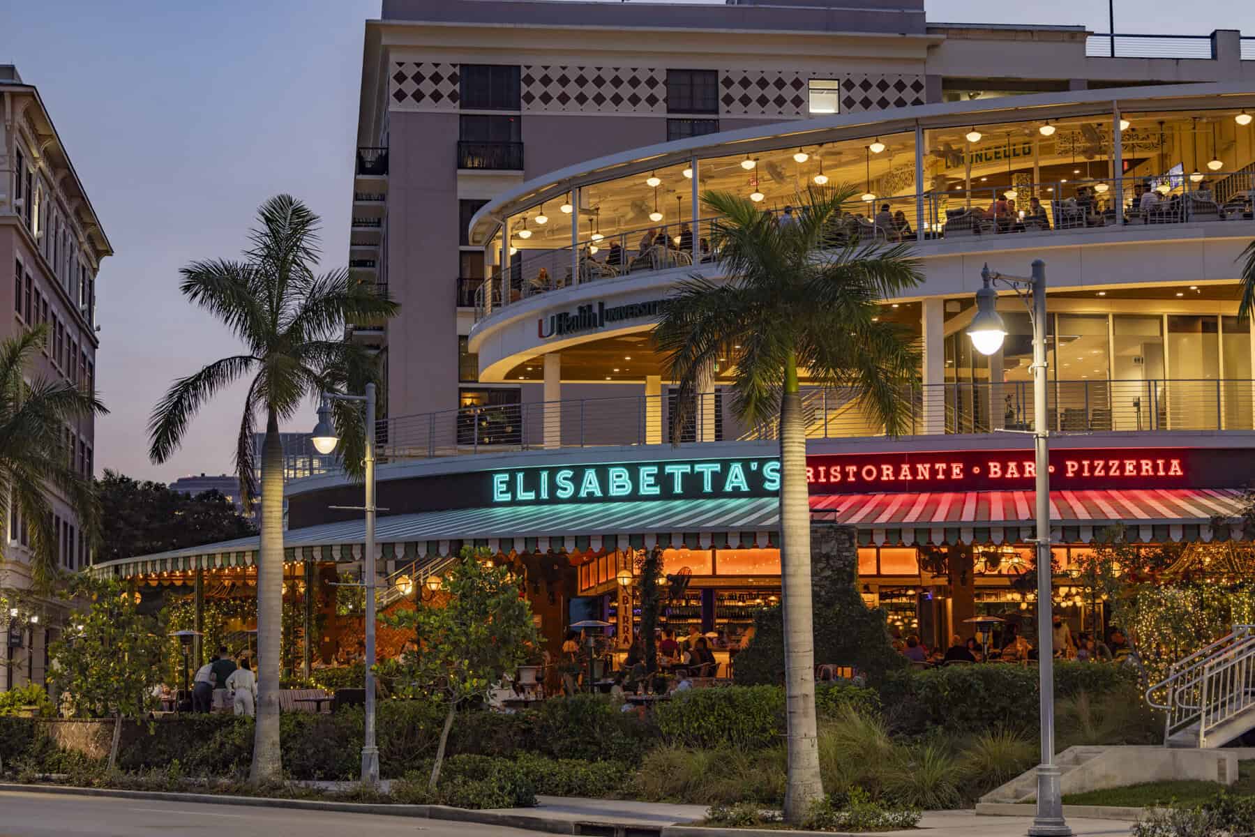 Restaurant view outside
